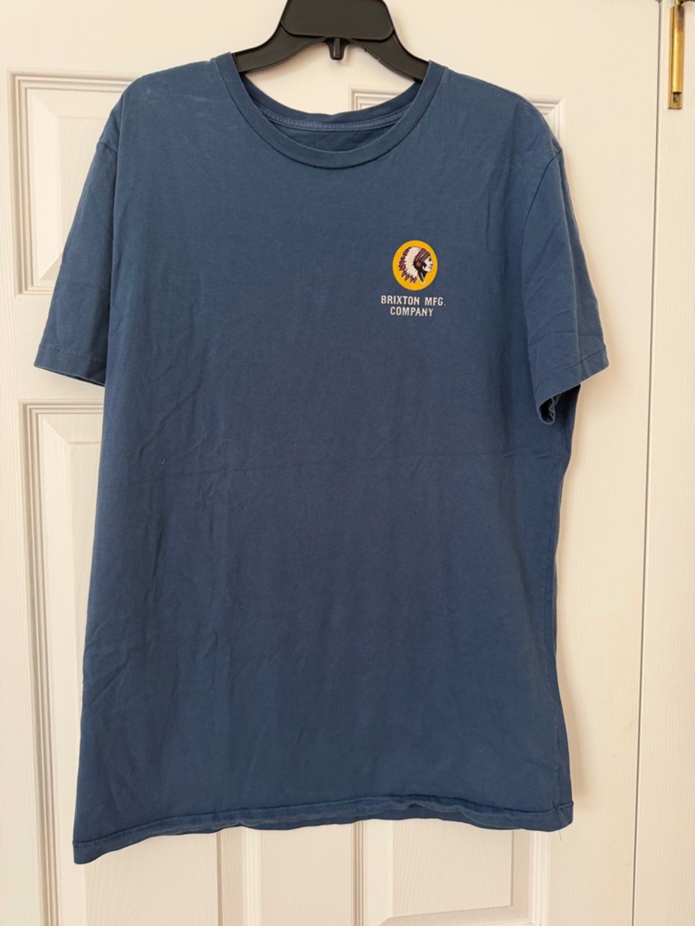 Brixton Men's Short Sleeve Crewneck T-Shirt - Blue